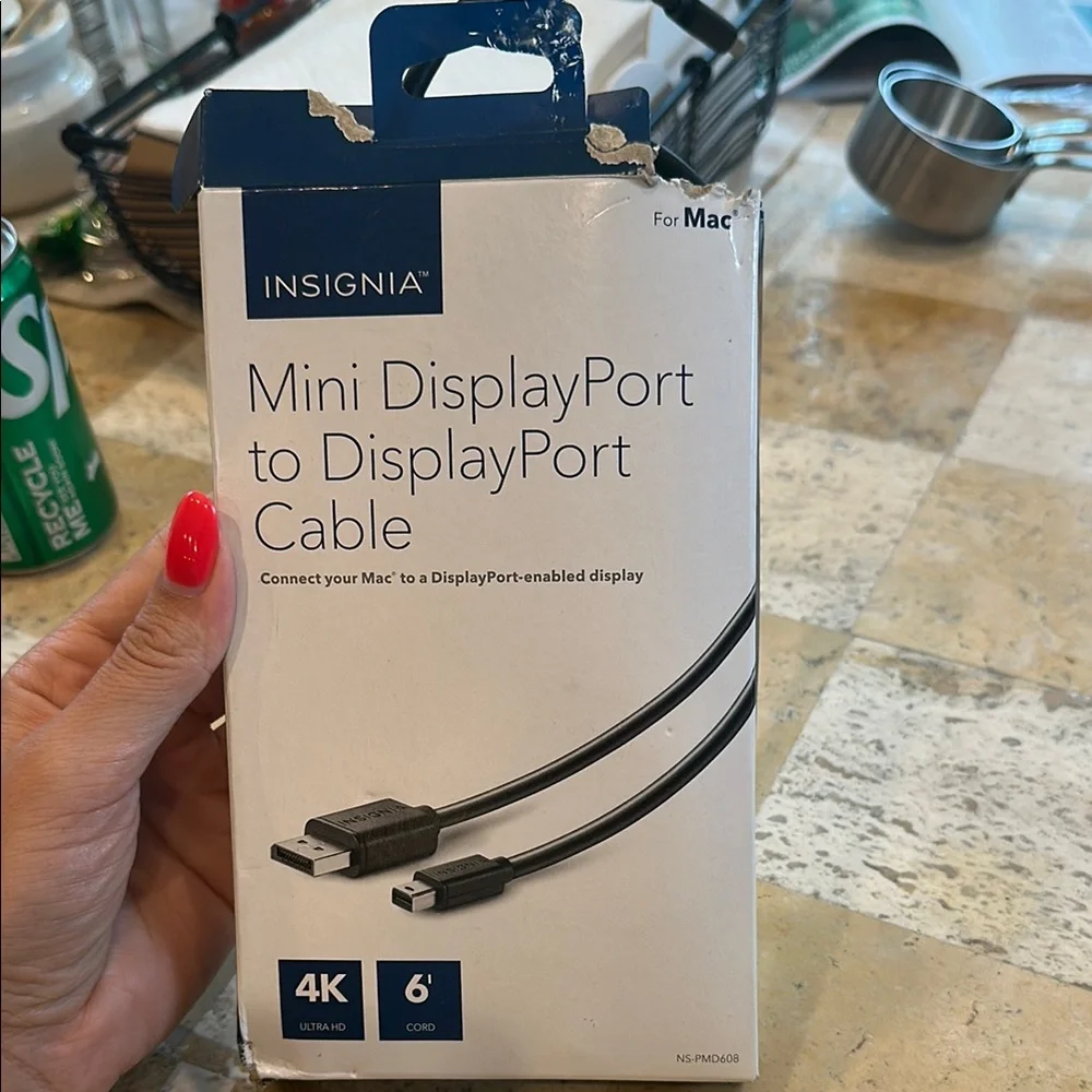 Insignia Black Mini DisplayPort to DisplayPort Cable